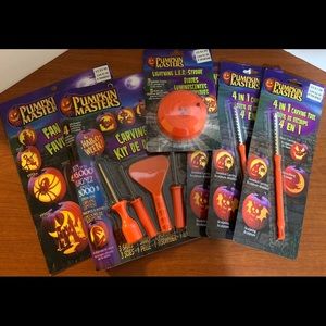 Halloween pumpkin carving supplies